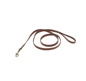 CIRCLE T® 03066 RUSTIC DOG LEASH LEATHER 5/8 IN X 6 FT CHOCOLATE