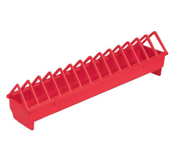 LITTLE GIANT® NARROW SPACING POULTRY TROUGH FEEDER 20 IN PLASTIC