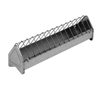 LITTLE GIANT® POULTRY TROUGH FEEDER WITH GRATE STEEL GALVANIZED