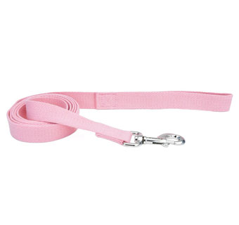 NEW EARTH® 14406 DOG LEASH SOY FIBER 5/8 IN X 6 FT ROSE