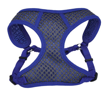 COMFORT SOFT® 06385 ADJ SPORT WRAP HARNESS NYLON 2XS 3/8 IN GRAY WITH BLUE