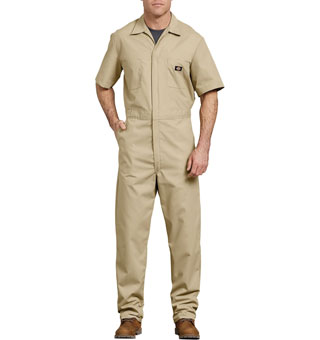 33999KH COVERALL SHORT SLEEVE REGULAR KHAKI L 42-44 IN