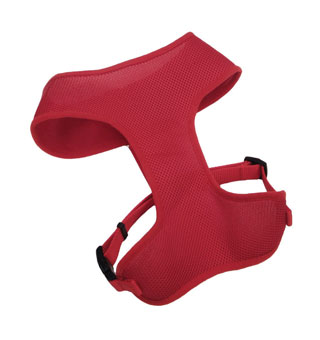 COMFORT SOFT® 06613 ADJUSTABLE DOG HARNESS NYLON WRAP S 3/4 IN RED