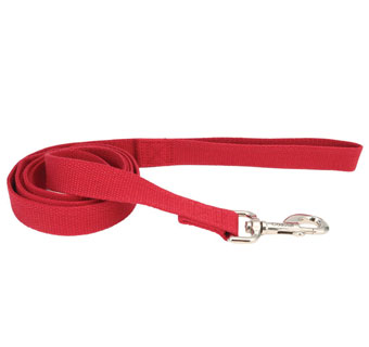 NEW EARTH® 14406 DOG LEASH SOY FIBER 5/8 IN X 6 FT CRANBERRY