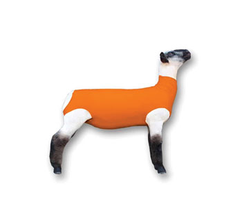 SHOW PRO SSX LAMB TUBE NYLON SPANDEX L ORANGE