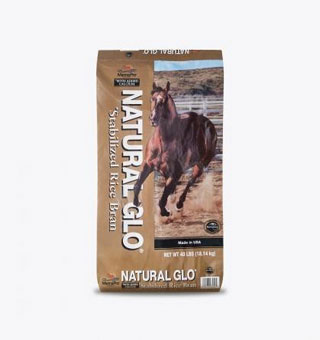 NATURAL GLO® STABILIZED RICE BRAN HORSE SUPPLEMENT 13% 40 LB