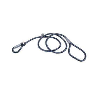 K9 EXPLORER® 36206 ROPE REF SLIP DOG LEASH 6 FT SAPPHIRE