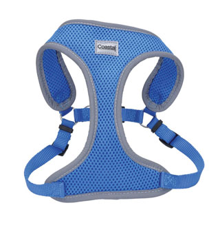 COMFORT SOFT® 06487 ADJ REFLECTIVE WRAP DOG HARNESS S 5/8 IN BLUE LAGOON