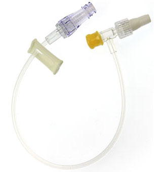 PIVETAL® T-CONNECTORS 7 IN NEEDLE FREE LUER LOCK MICROBORE 1/PKG
