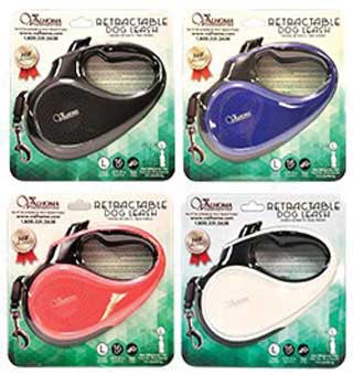 RL026 RETRACTABLE DOG LEASH XS 10 FT TAPE BLUE