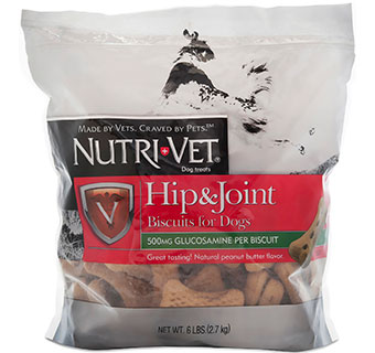 HIP & JOINT EXTRA STRENGTH PEANUT BUTTER BISCUITS FOR LARGE DOGS 6 LB 1/PKG
