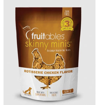 FRUITABLES® SKINNY MINIS® TREAT 8% PROTEIN 6% FAT ROTISSERIE CHICKEN 5 OZ