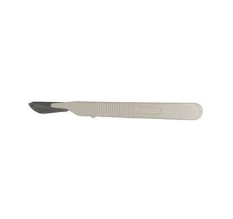 STERILE SCALPEL CARBON STEEL #22 10/BX