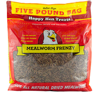 HAPPY HEN™ MEALWORM FRENZY® DRIED MEALWORMS 5 LB