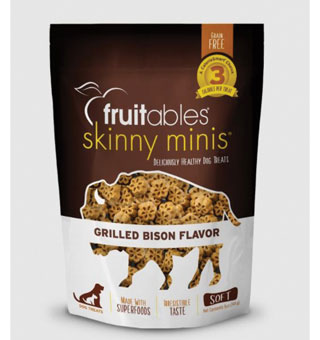 FRUITABLES® SKINNY MINIS® TREAT 8% PROTEIN 6% FAT GRILLED BISON 5 OZ