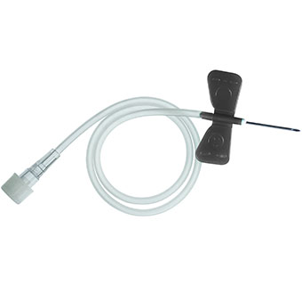 PIVETAL® WINGED INFUSION SETS 22 GAUGE X 3/4 IN BLACK 1/PKG