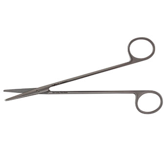 PIVETAL® METZENBAUM SCISSORS STRAIGHT BLUNT/BLUNT 7 IN 1/PKG
