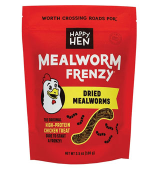 HAPPY HEN™ MEALWORM FRENZY® DRIED MEALWORMS 3.5 OZ