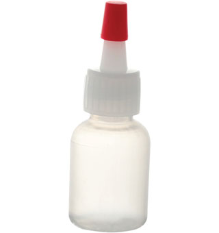 PIVETAL® BOSTON ROUND BOTTLE WITH YORKER CAP 1/4 OZ 50/PKG