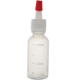 PIVETAL® BOSTON ROUND BOTTLE WITH YORKER CAP 1/2 OZ 50/PKG