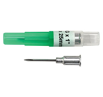 ASPEN HYPODERMIC NEEDLE 18G X 1 IN RIGID PACK 100/PKG