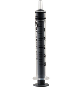 PIVETAL® SYRINGES RIGID PACK 3 CC LUER SLIP 100/PKG