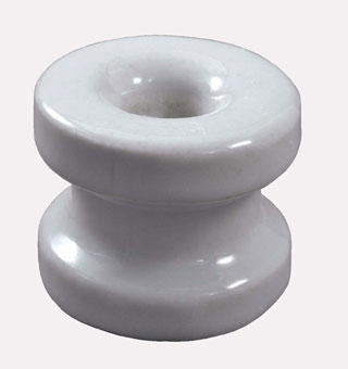 DONUT INSULATOR PORCELAIN 10/PKG