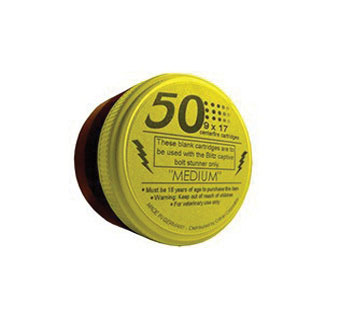 BLITZ® STUNNER CARTRIDGE YELLOW TIN CAN 50/CN