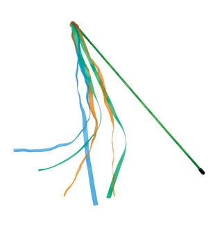 TURBO® TEASER CAT TOY WITH RIBBON 21 IN