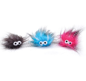 TURBO® 51-PIECE BULK CAT TOY BIN MONSTERS 5 IN PLUSH