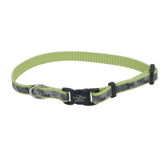 LAZER BRITE® 46341 ADJUSTABLE REF DOG COLLAR 8 - 12 IN X 3/8 IN PAW
