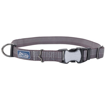 K9 EXPLORER® 36932 ADJUSTABLE BRTS REFLECTIVE COLLAR 12 - 18 IN X 1 IN MTN