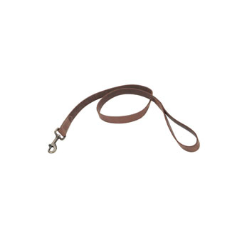 CIRCLE T® 03045 RUSTIC DOG LEASH LEATHER 5/8 IN X 4 FT CHOCOLATE