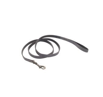 CIRCLE T® 03066 RUSTIC DOG LEASH LEATHER 5/8 IN X 6 FT SLATE GRAY