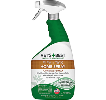 VET'S BEST® DOG FLEA + TICK HOME SPRAY 32 OZ 1/PKG