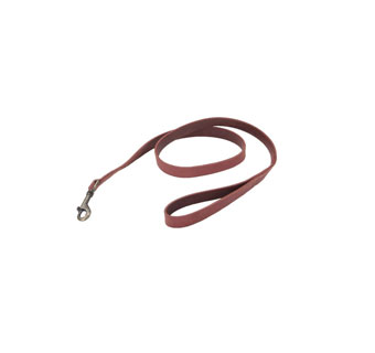 CIRCLE T® 03048 RUSTIC DOG LEASH LEATHER 1 IN X 4 FT BRICK RED