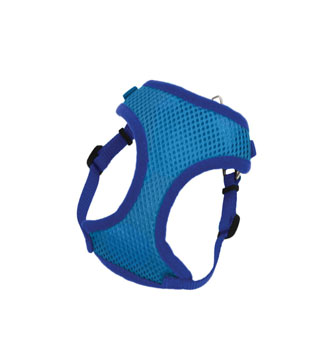 COMFORT SOFT® 06283 ADJ DOG HARNESS NYLON WRAP 3XS 3/8 IN BLUE