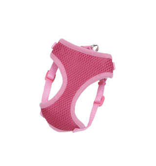 COMFORT SOFT® 06283 ADJ DOG HARNESS NYLON WRAP 3XS 3/8 IN BRIGHT PINK