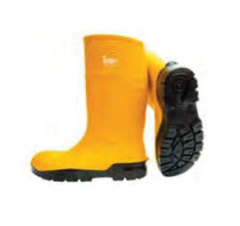 S4 SAFETY TECHNO STEEL TOE BOOTS YELLOW SZ 6