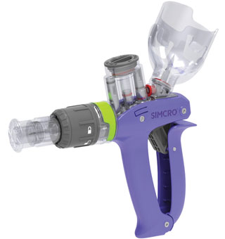 SIMCRO™ BOTTLE MOUNT INJECTOR KIT WITH 1 IN L GROUND NEEDLE 2 ML