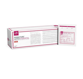 SIGNATURE™ SURGICAL GLOVES LATEX ESS POWDER-FREE SZ 6 50/PR