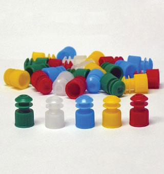 FLANGED PLUG CAP NON-STERILE FOR 12 MM TEST TUBES 1000/BG
