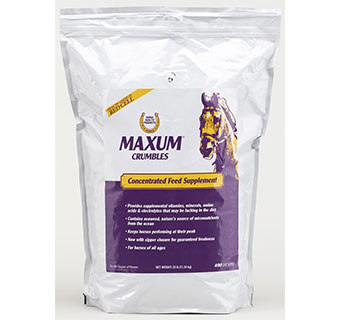 MAXUM® CRUMBLES CONCENTRATED FEED SUPPLY 25 LB 1/PKG
