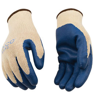 1792 KNIT SHELL LATEX PALM ECONOMY WORK GLOVES BLUE/WHITE L