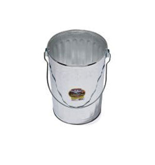 LITTLE GIANT® HEAVY-DUTY STORAGE BIN/GARBAGE CAN 10 GAL GALVANIZED