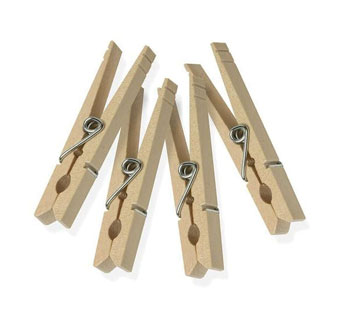 CLOTH PIN 3-1/4 IN L X 1/2 IN W X 0.4 IN H 50/PKG