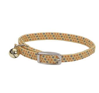 LI'L PALS® 07721 ELAST SAFETY KITTEN COLLAR RF 8 IN X 3/8 IN YELLOW