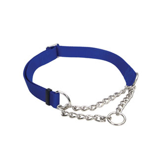 CHECK-CHOKE 06410 ADJ TRAINING DOG COLLAR 10 - 14 IN X 5/8 IN BLUE