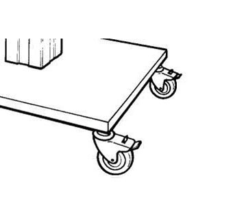 CASTER SET FOR SURGERY TABLE 4/PKG