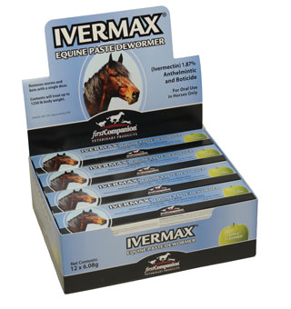 FIRST COMPANION® IVERMAX® (IVERMECTIN) EQUINE PASTE 6.08 G 1/PKG